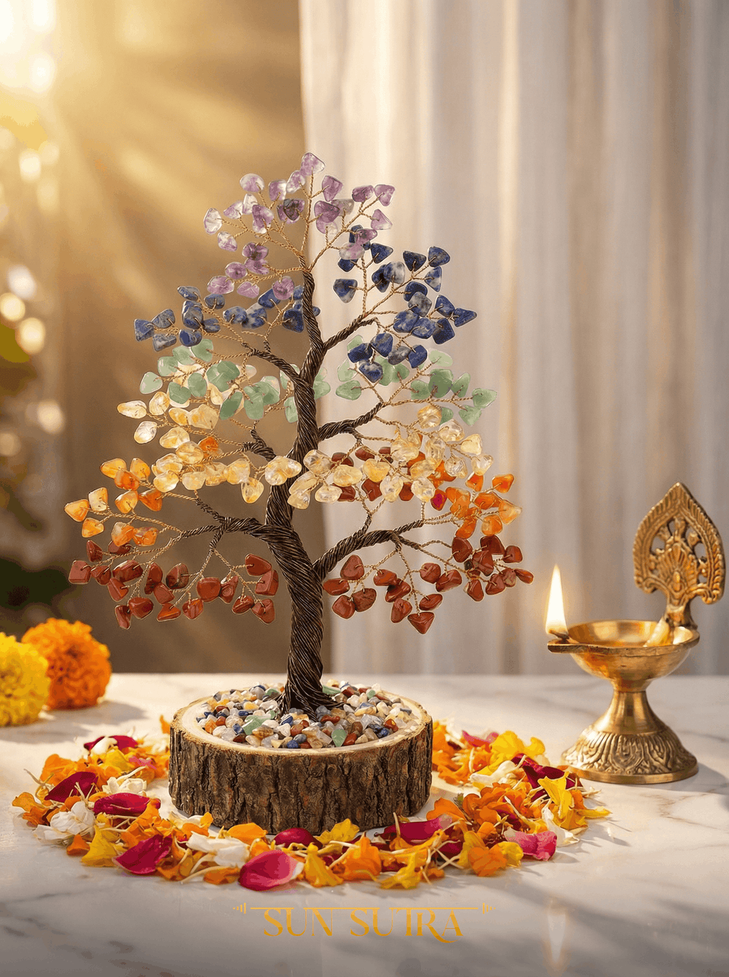 7 Chakra Crystal Tree