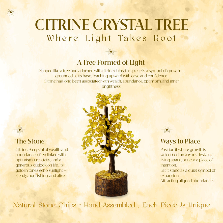 Citrine Crystal Tree