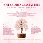 Rose Quartz Crystal Tree