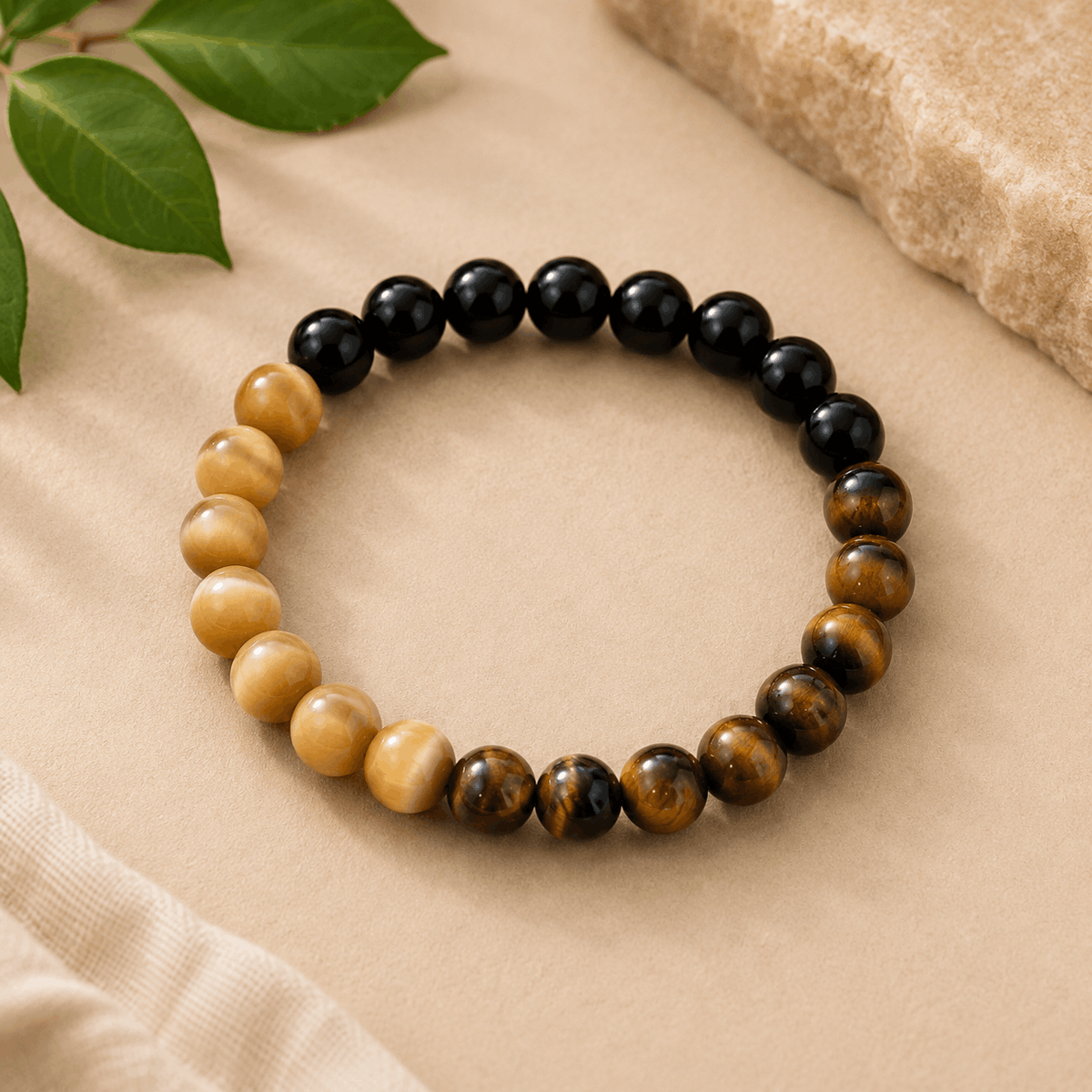 Nazar Evil Eye Protection Bracelet by SunSutra, natural crystal bead bracelet